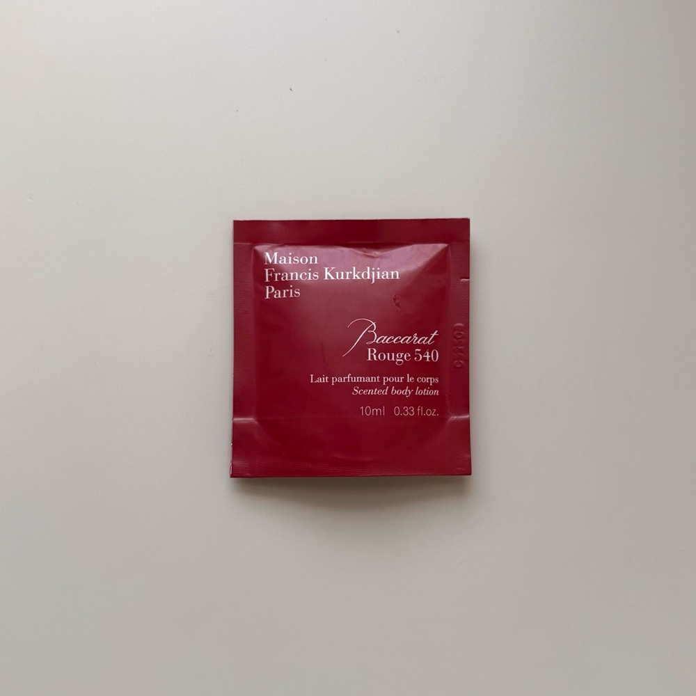 Maison Francis Kurkdjian Baccarat Rouge Body Lotion Sample - Picture 3 of 8